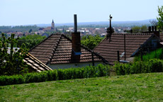 Stellplatz nad degustaním sklepem